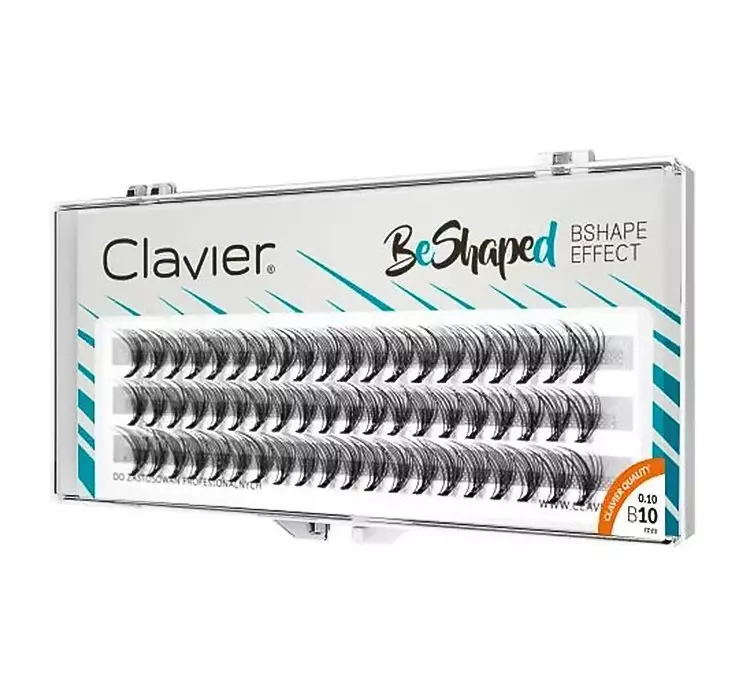Clavier Clavier - BeShaped - Sztuczne rzęsy w kępkach typu B - 10 mm