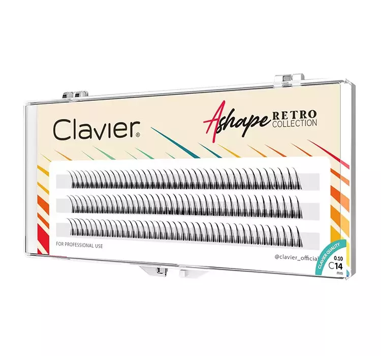 Clavier CLAVIER A SHAPE Kępki rzęs, 14 mm