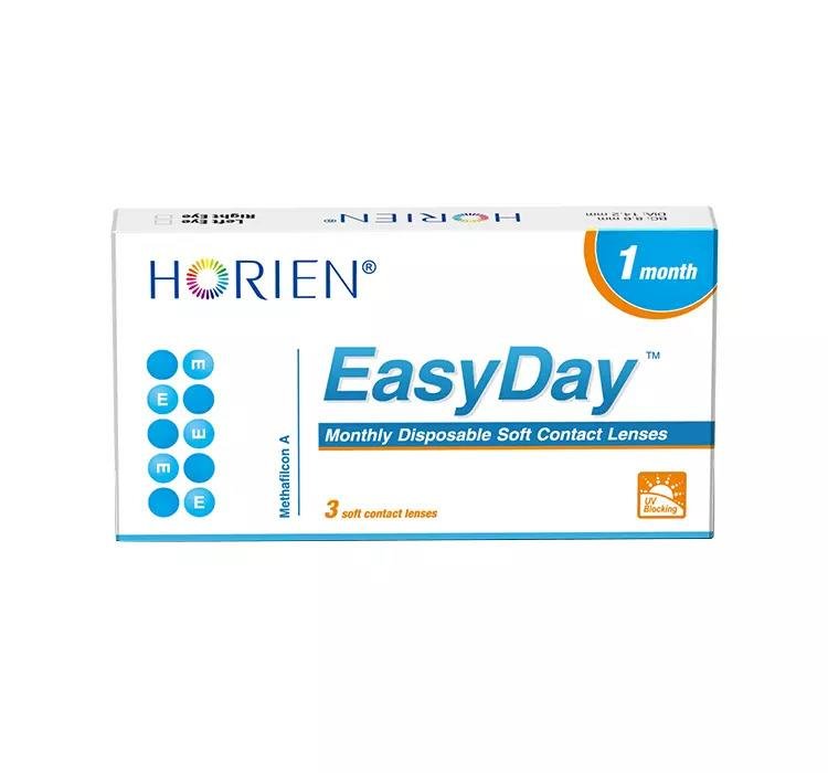 Horien, Easy Day, Soczewki miesięczne -3.00 krzywizna 8,6, 3 szt.