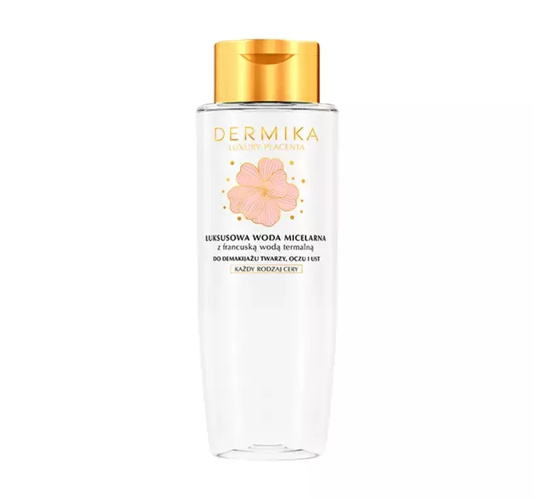 Dermika Luxury Placenta Luksusowa Woda micelarna z francuską wodą termalną 400ml