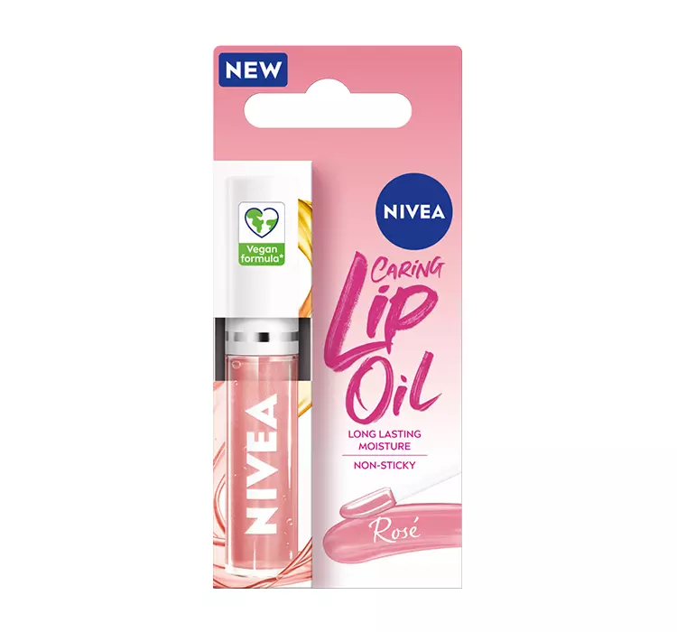 Pielęgnujący olejek do ust NIVEA Rose