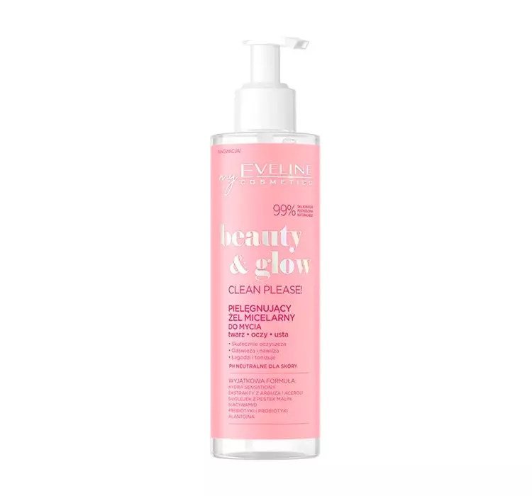 Eveline Eveline Beauty & Glow Żel micelarny do mycia twarzy