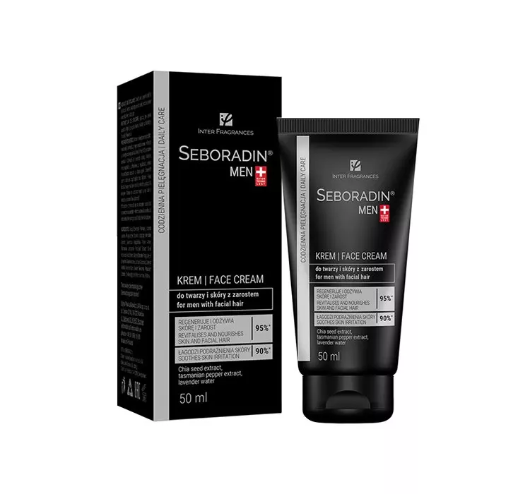 Seboradin Seboradin Men - Krem do pielęgnacji twarzy i skóry z zarostem 50ml