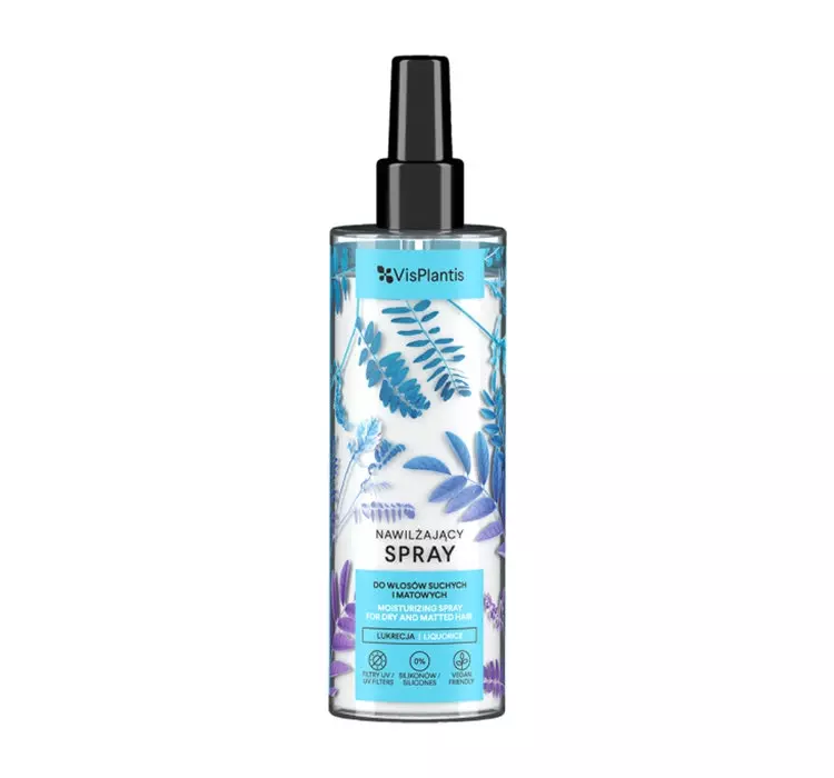 Elfa-Pharm Vis Plantis Nawilżający Spray z Lukrecją do Włosów Suchych i Matowych 200ml