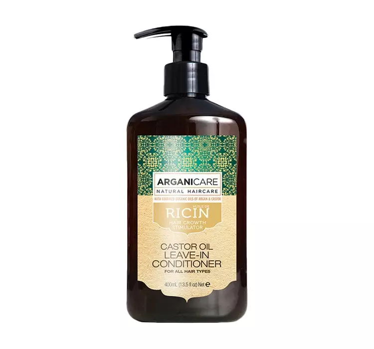 Arganicare Arganicare Castor Oil Leave In Conditioner Odżywka bez spłukiwania stymulująca porost włosów 400 ml