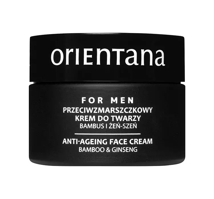 Orientana Anti Age Face Cream Form Men Przeciwzmarszczkowy krem do twarzy dla mężczyzn - bambus i żeń szeń 50 g