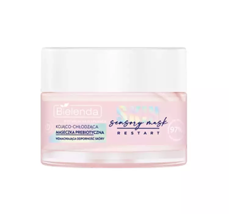 Bielenda SKIN SENSORY Kojąco-chłodząca maseczka prebiotyczna wzmacniająca odporność skóry, 50ml
