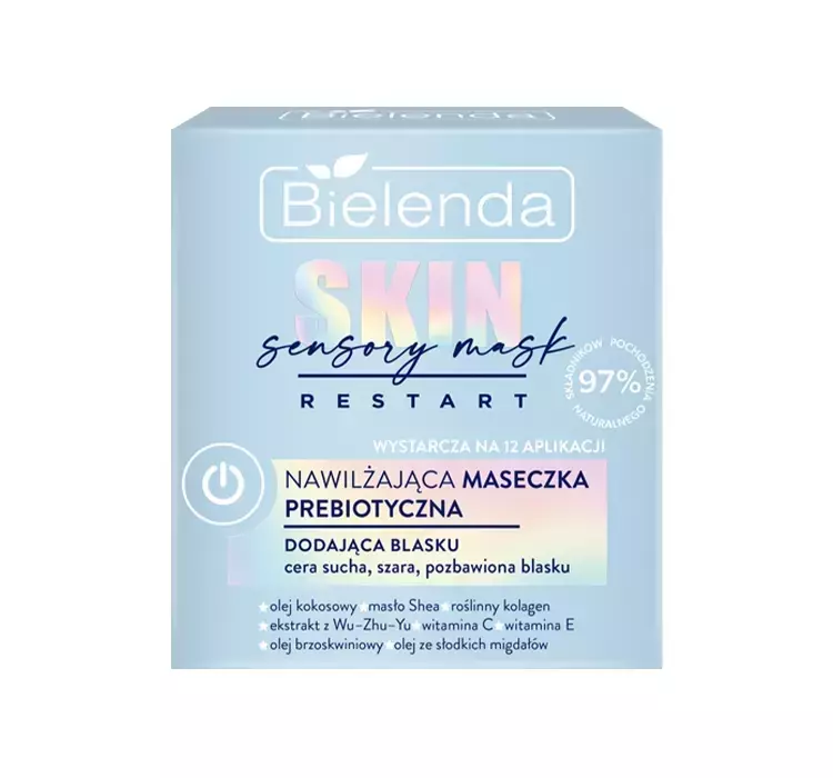 Bielenda Skin Sensory Mask Restart Nawilżająca Maseczka prebiotyczna 50 ml 048181