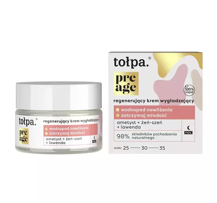 Tołpa Tołpa pre age regenerujący krem wygładzający na noc 50 ml