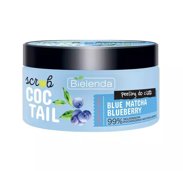 Bielenda Scrub Coctail regenerujący peeling do ciała blue matcha blueberry 350 g