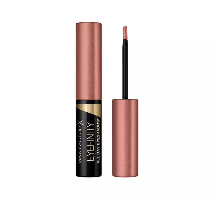 Max Factor EYEFINITY 24H ALL DAY EYESHADOW - Metaliczny cień do powiek w płynie - 01 - LOVELY ROSE