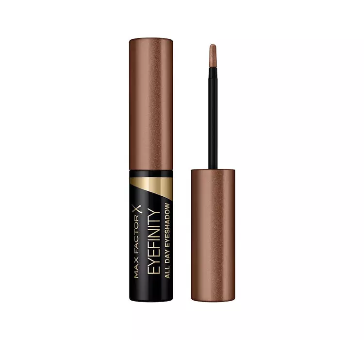 Max Factor EYEFINITY 24H ALL DAY EYESHADOW - Metaliczny cień do powiek w płynie - 08 - SOFT CHESTNUT