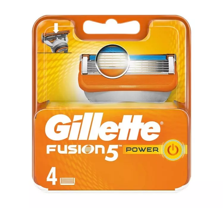 Gillette Fusion Power Wkłady do maszynek 4 sztuki 7702018852475