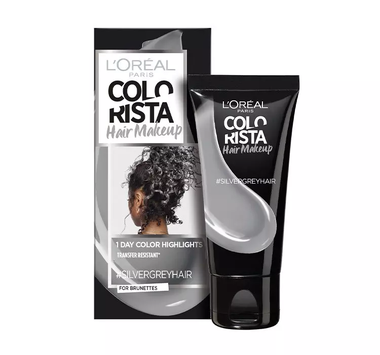 LOREAL COLORISTA HAIR MAKEUP FARBA ZMYWALNA SILVER GREY HAIR 30ML