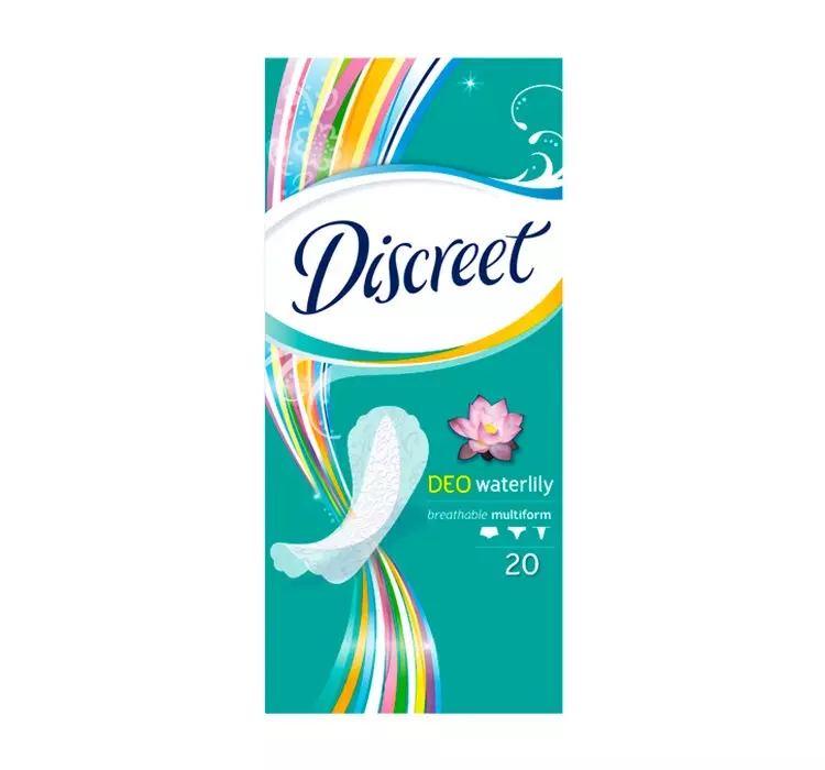 Discreet WATERLILY MULTIFORM WKŁADKI HIGIENICZNE 20 SZT 107835