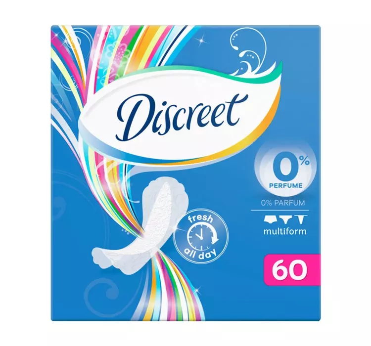 Discreet AIR Air Multiform Oddychające wkładki higieniczne 60 sztuk