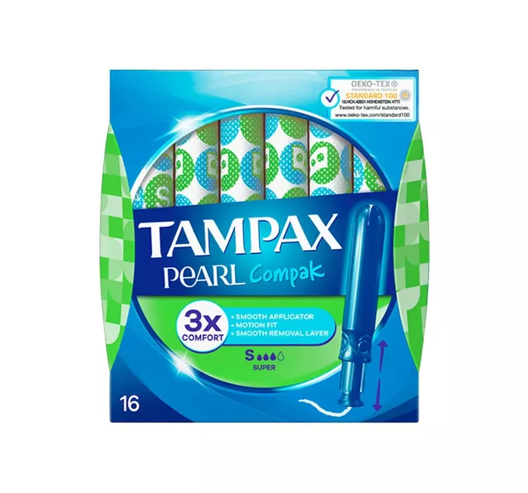 Tampax tampony Compaq Pearl Super 16szt