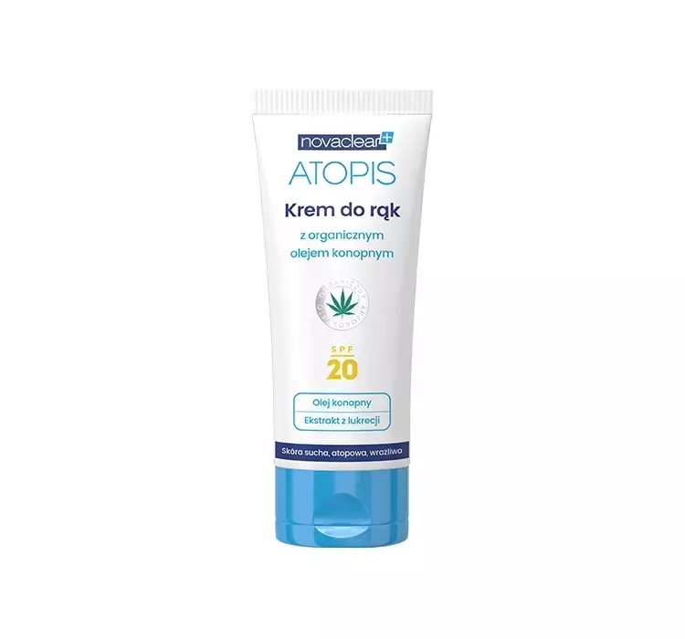 Equalan Novaclear Atopis krem do rąk z organicznym olejem konopnym SPF20 50 ml