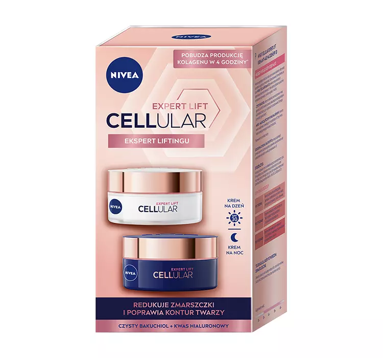 Nivea, DUO Cellular Expert Lift, Zestaw kosmetyków do pielęgnacji, 2 szt.