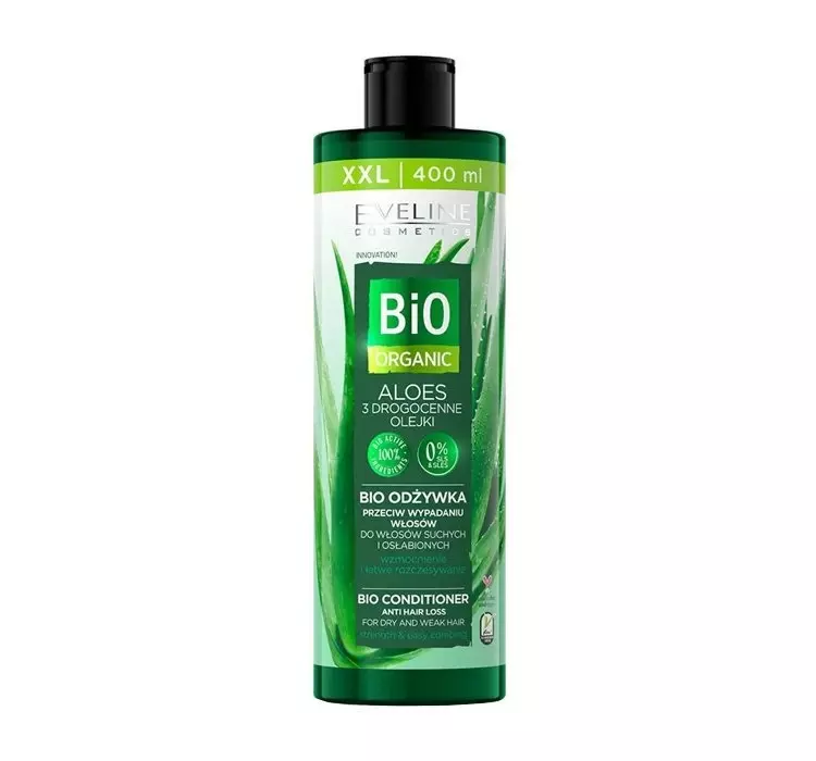 Eveline cosmetics Cosmetics - BIO ORGANIC - BIO CONDITIONER - Bio odżywka przeciw wypadaniu włosów - ALOES - 400 ml