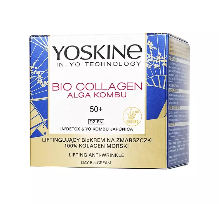 Yoskine Bio Collagen 50+ Bio-Krem na dzień 50 ml