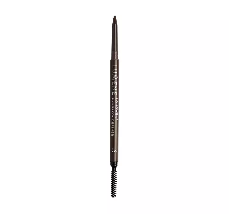 LUMENE LONGWEAR EYEBROW DEFINER WEGAŃŚKA AUTOMATYCZNA KREDKA DO BRWI 3 ASH BROWN 0,09G