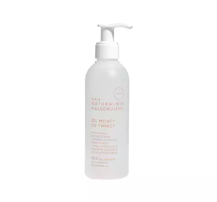ZIAJA ZIAJA NATURALNIE Żel myjący do twarzy, 200ml
