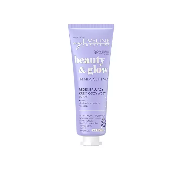 Eveline BEAUTY GLOW Krem d/rak odżywczy 50ml