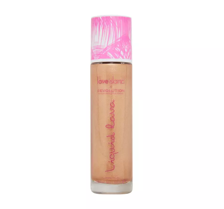 MAKEUP REVOLUTION X LOVE ISLAND LIQUID LAVA ROZŚWIETLACZ DO TWARZY I CIAŁA 100ML