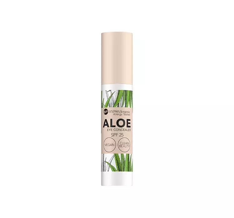 Bell Hypo Aloe Eye Concealer SPF 25, korektor pod oczy, 01, 4,8g