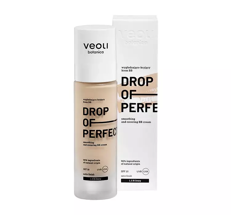 Veoli Botanica Wygładzająco-Kryjący Krem BB 1.5 N - Ivory 30 ml