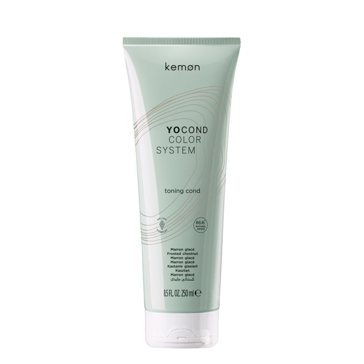 Kemon Yo Cond, odżywka koloryzująca, kasztan, 250ml