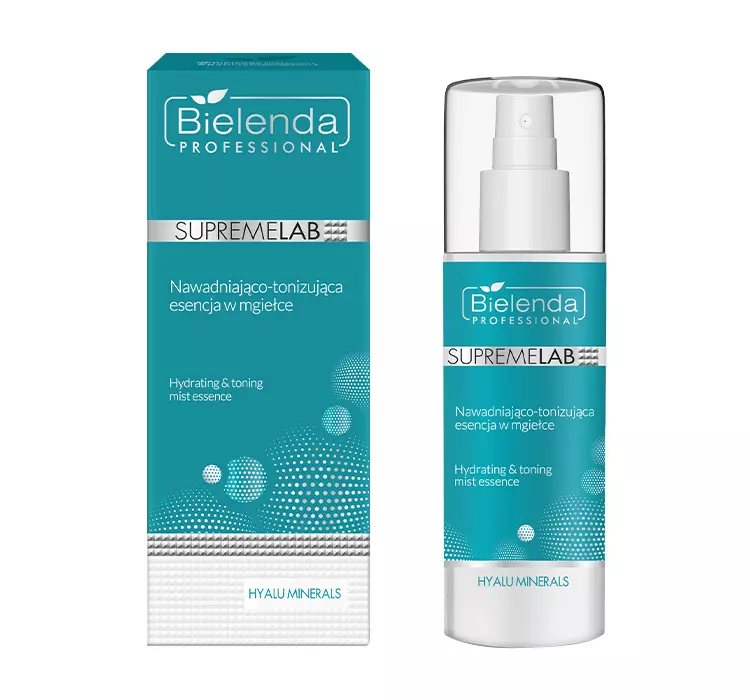 Bielenda Professional Supremelab Hyalu Minerals, nawadniająco-tonizująca esencja w mgiełce, 150ml