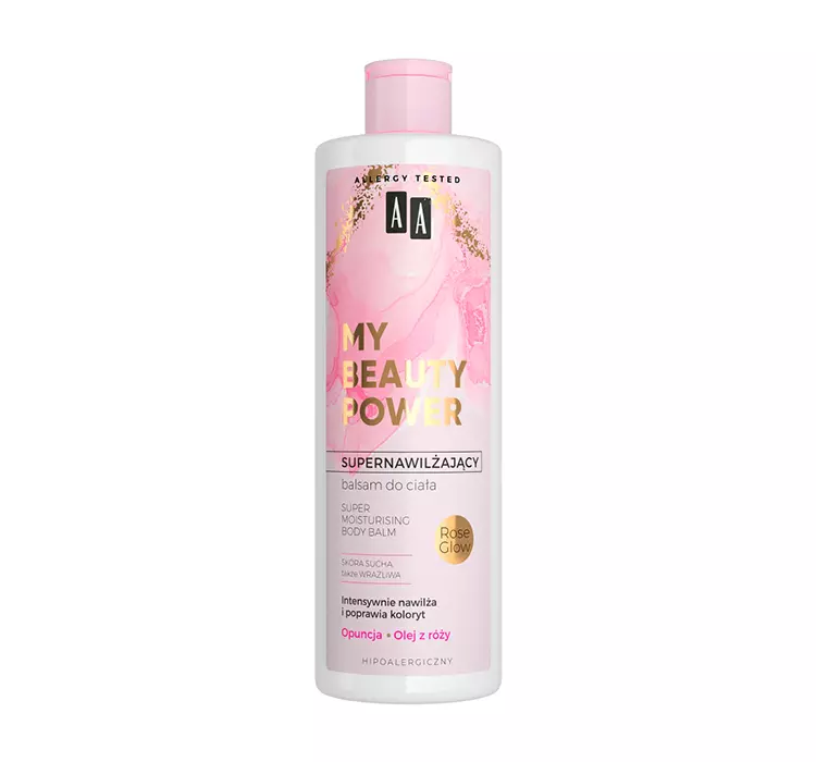 Oceanic My Beauty Power supernawilżający balsam do ciała Opuncja + Rose Glow 400ml