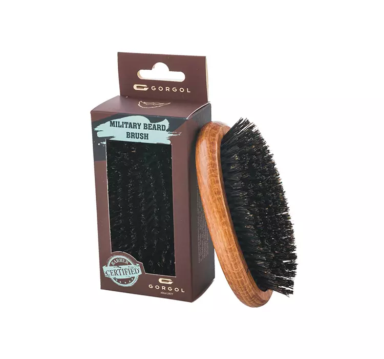 ronney RONNEY BEARD BRUSH ( 15 02 930 F ) Szczotka Do Brody, włosie naturalne, bez rączki