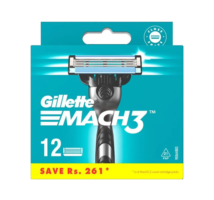 Gillette Mach 3 12 ostrzy do maszynki do golenia (4987176102232)