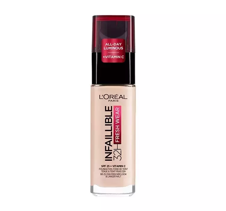 Fresh L'Oreal Paris Infallible 32H Wear Foundation długotrwały podkład do twarzy 30 Perle Rose 30ml