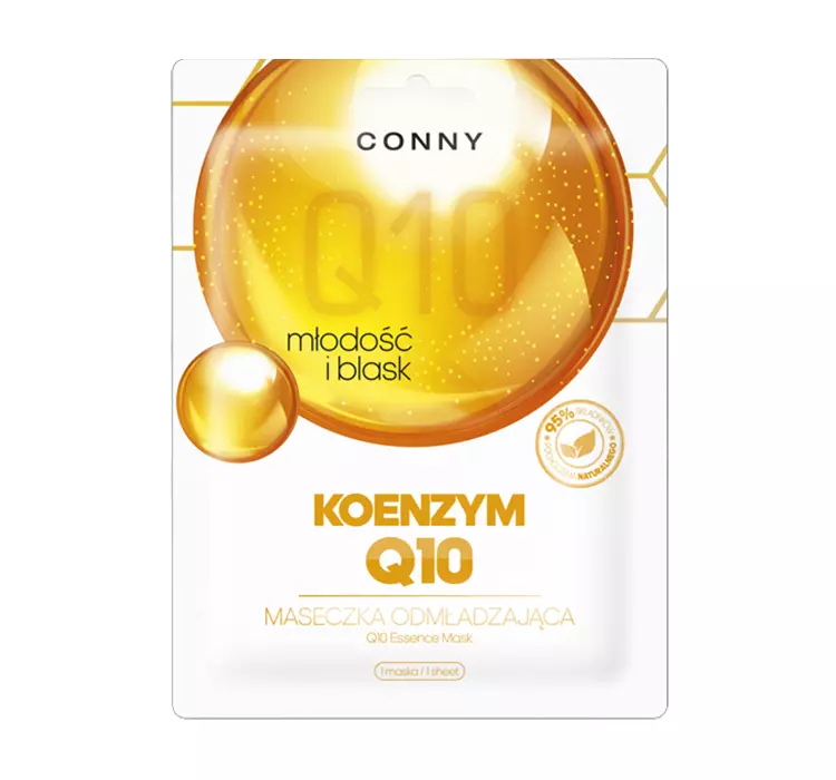Conny Conny, maska do twarzy wzmacniająca Koenzym Q10