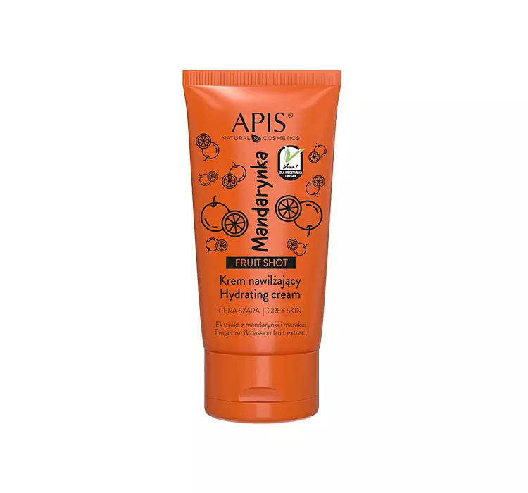 APIS Fruit Shot, Mandarynkowy krem nawilżający do twarzy 50 ml