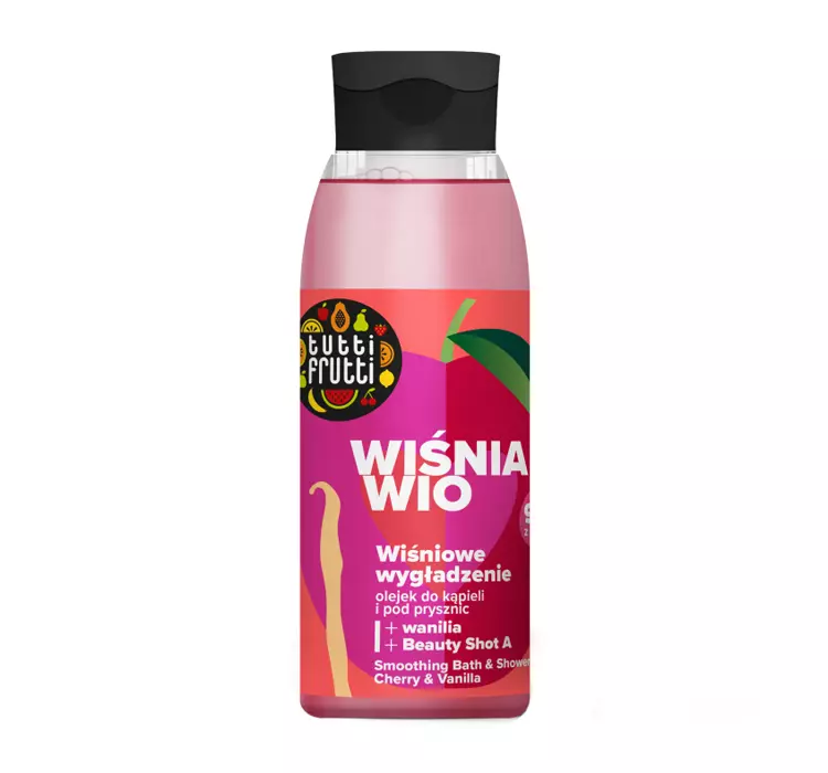 Tutti Frutti Olejek do kąpieli i pod prysznic Wiśnia Wio 400 ml
