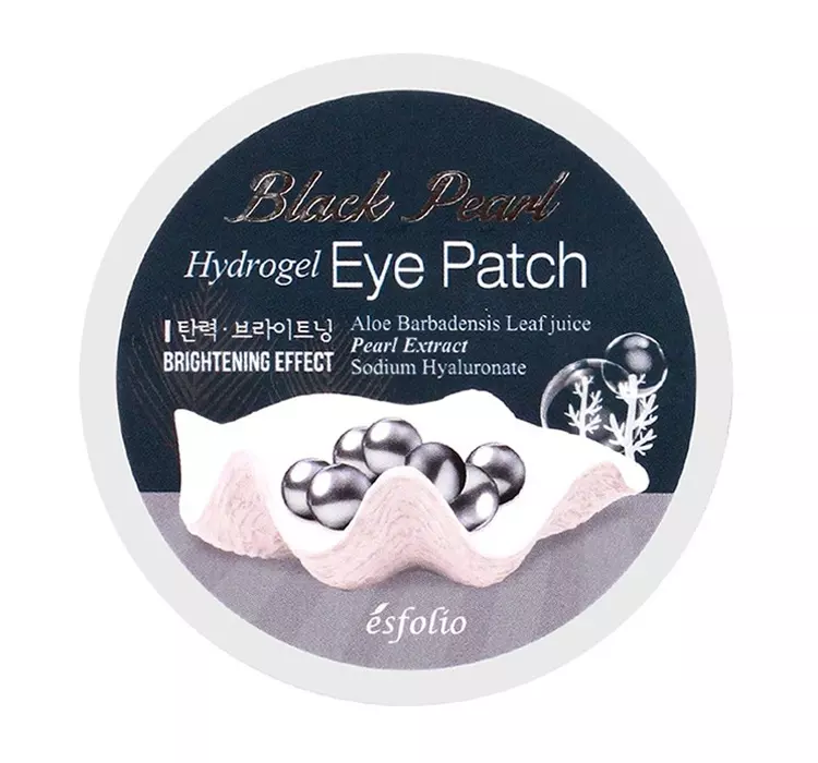 Esfolio Esfolio Black Pearl Hydrogel Eye Patch - 90 g / 60 szt 2100527