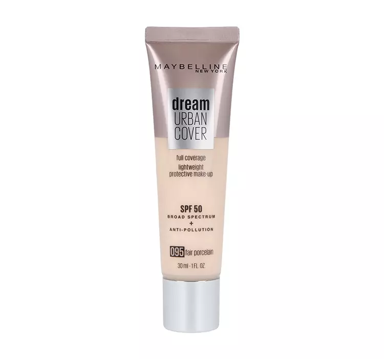 Maybelline Dream Urban Cover SPF50 podkład 30 ml dla kobiet 095 Fair Porcelain