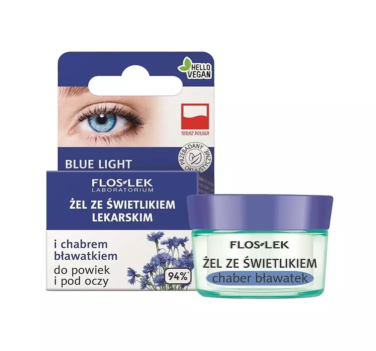 FLOS-LEK WARSZAWA FLOS-LEK Żel ze świetlikiem i chabrem bławatkiem 10 g 7021691
