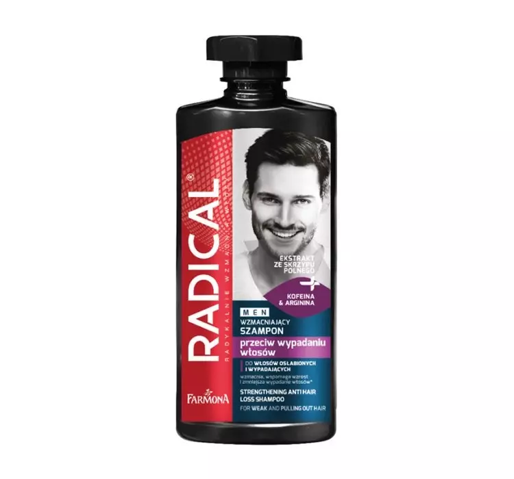 Radical RADICAL MEN Wzmacniający szampon przeciw wypadaniu włosów 400ml RAL0045