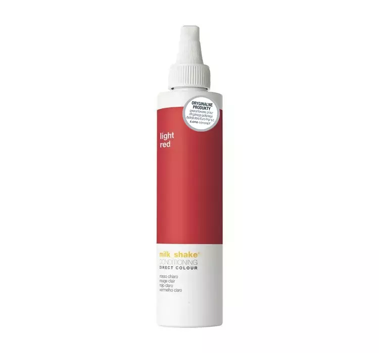 Milk Shake Direct Colour, odżywka koloryzująca do włosów, light red, 100ml