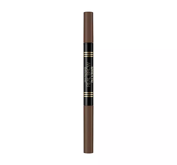 Max Factor REAL BROW - FILL & SHAPE - Dwustronna kredka do brwi - 02 SOFT BROWN