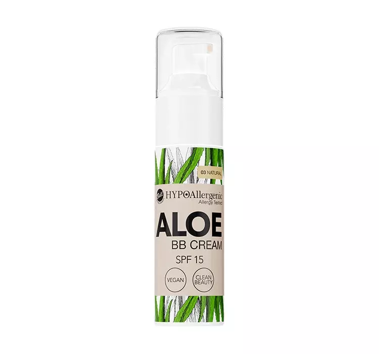 Bell Hypoalergiczny krem koloryzujący Aloe BB SPF15 03 Natural 20g