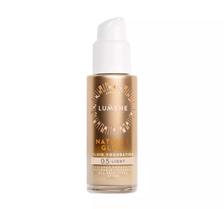 Lumene Natural Glow Fluid Foundation SPF20 Light podkład rozświetlająco wygładzający 30ml