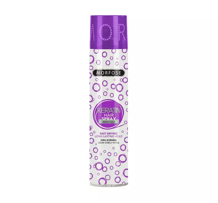 MORFOSE KERATIN HAIR SPRAY LAKIER DO WŁOSÓW ZNISZCZONYCH 250ML