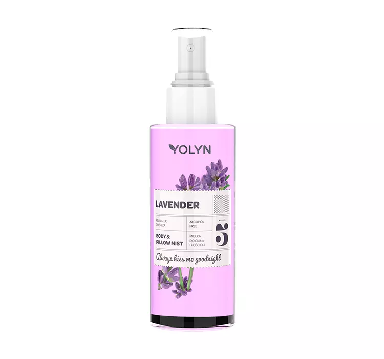 YOLYN Lavender Perfumowana Mgiełka do ciała 200 ml